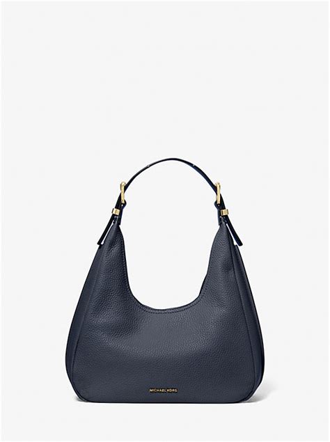 Nolita Small Pebbled Leather Hobo Shoulder Bag 